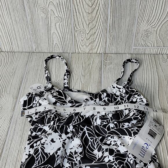 Upstream Floral Tankini Swim Top Underwire Womens Size 6 NEW - Picture 7 of 9